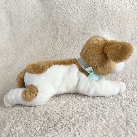 Bunnies By The Bay Cow Calf Plush 12” Stuffed Animal Toy White Brown Floppy - Picture 2 of 6